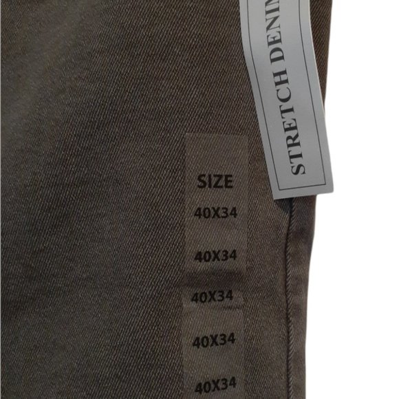 Denim Gold Jeans Stretch Denim Dark Green - Picture 3 of 7